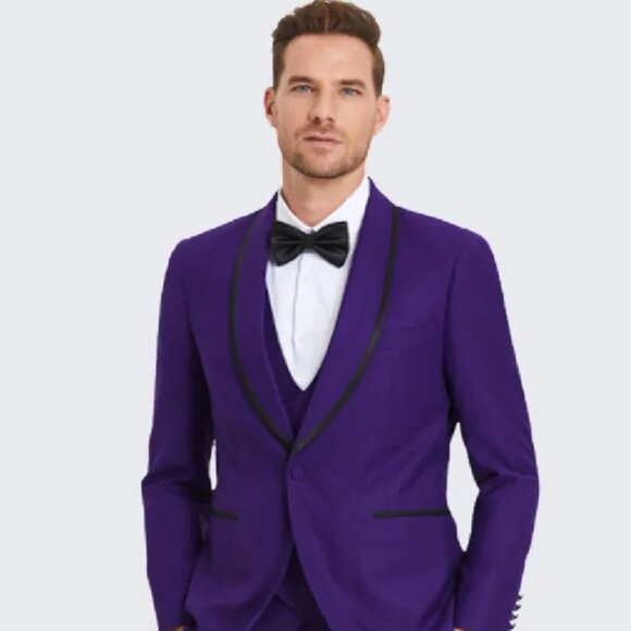 Purple Prom Suit - Purple Prom Outfit - Purple Prom Modern...